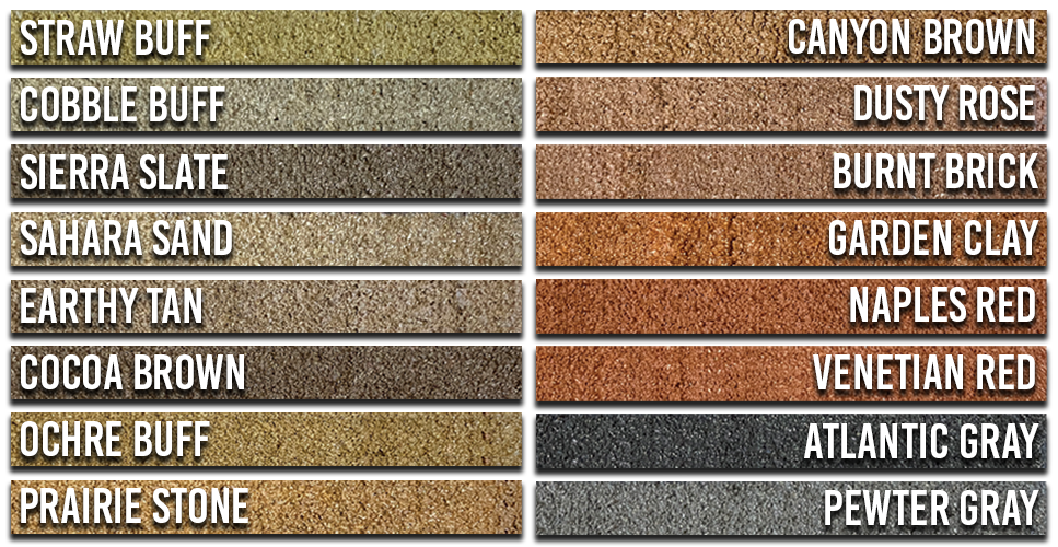 CurbColor™ Sample Swatches